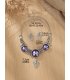 SET736 - Retro Hollow Purple Jewelry Set